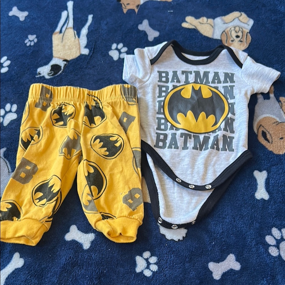 Batman Gray and Yellow Bodysuit with Logo